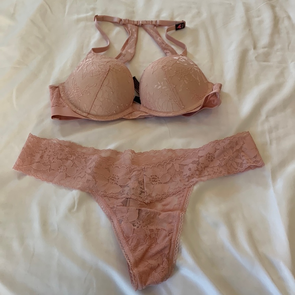 Victoria’s Secret bra and thong set
